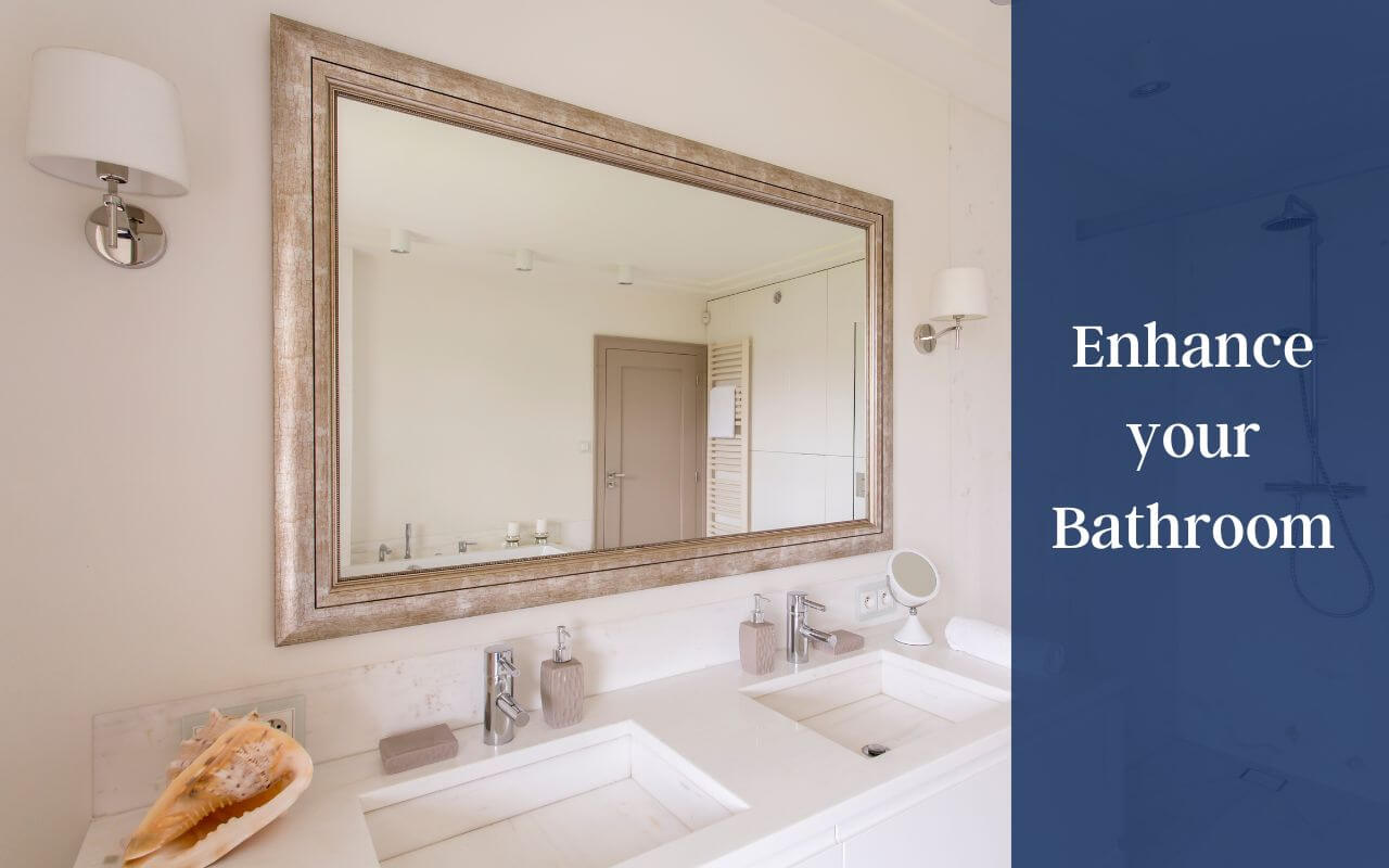 Elevate Your Bathroom with Mirrors and Lighting